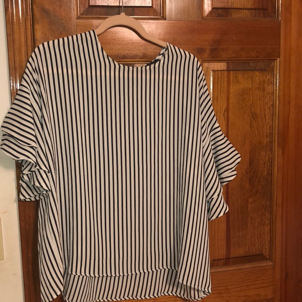 Black & White Blouse